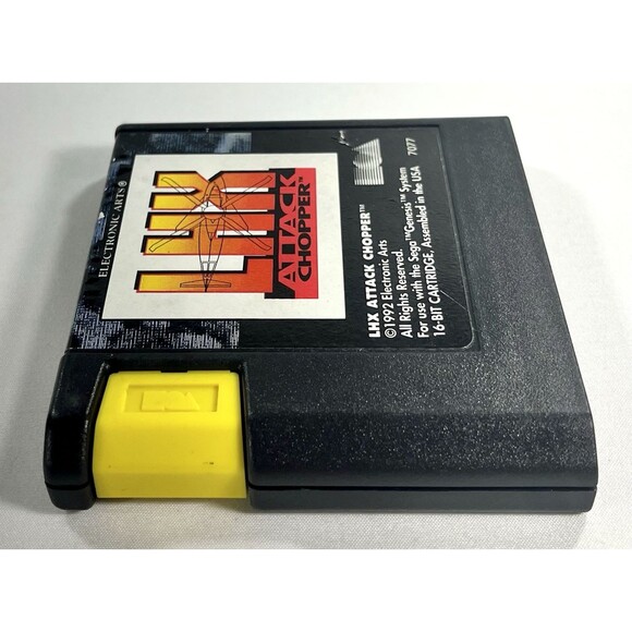 LHX Attack Chopper Sega Genesis 1992 Authentic Cartridge Only Tested - Picture 5 of 6